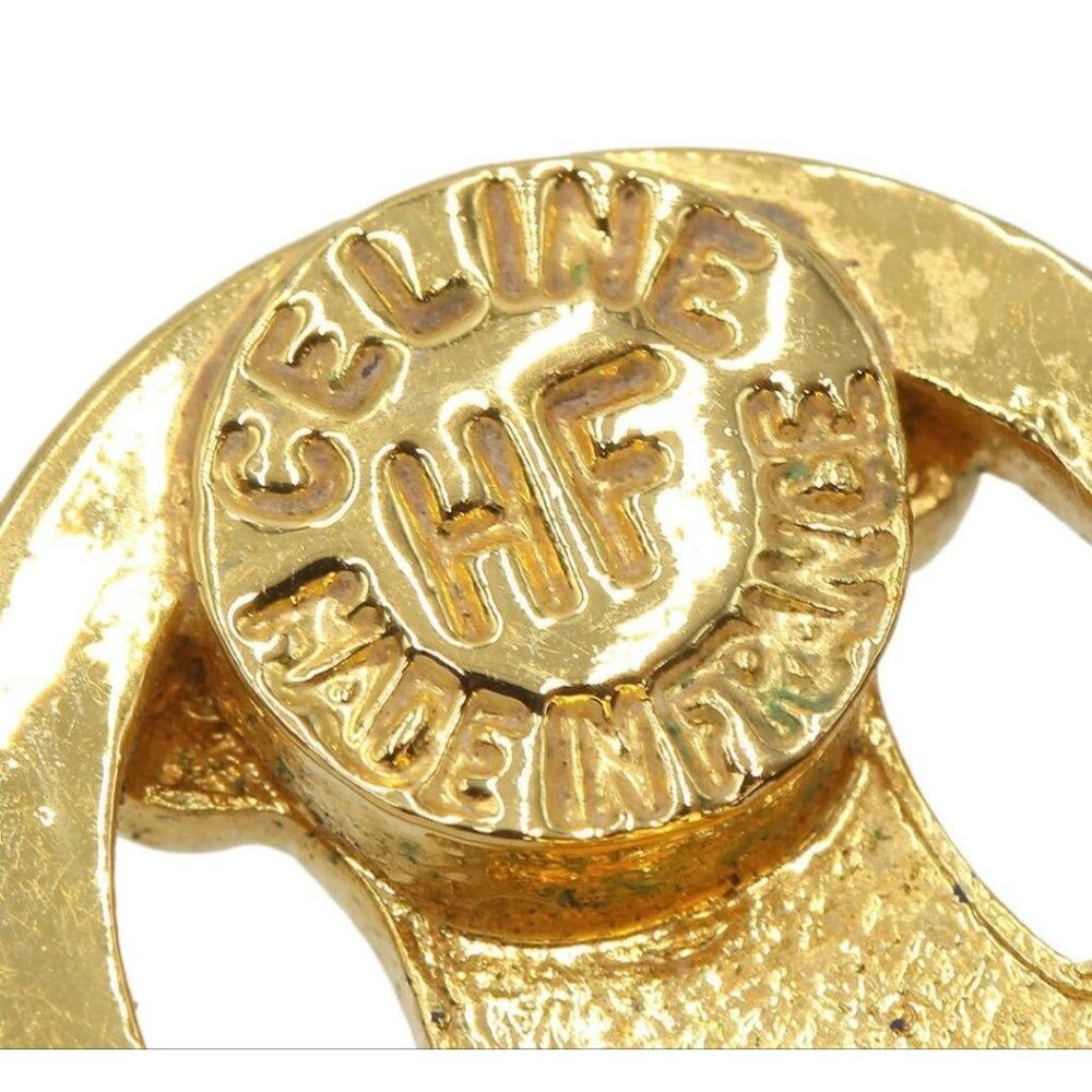 Celine Macadam Pattern Logo Earrings - image 5